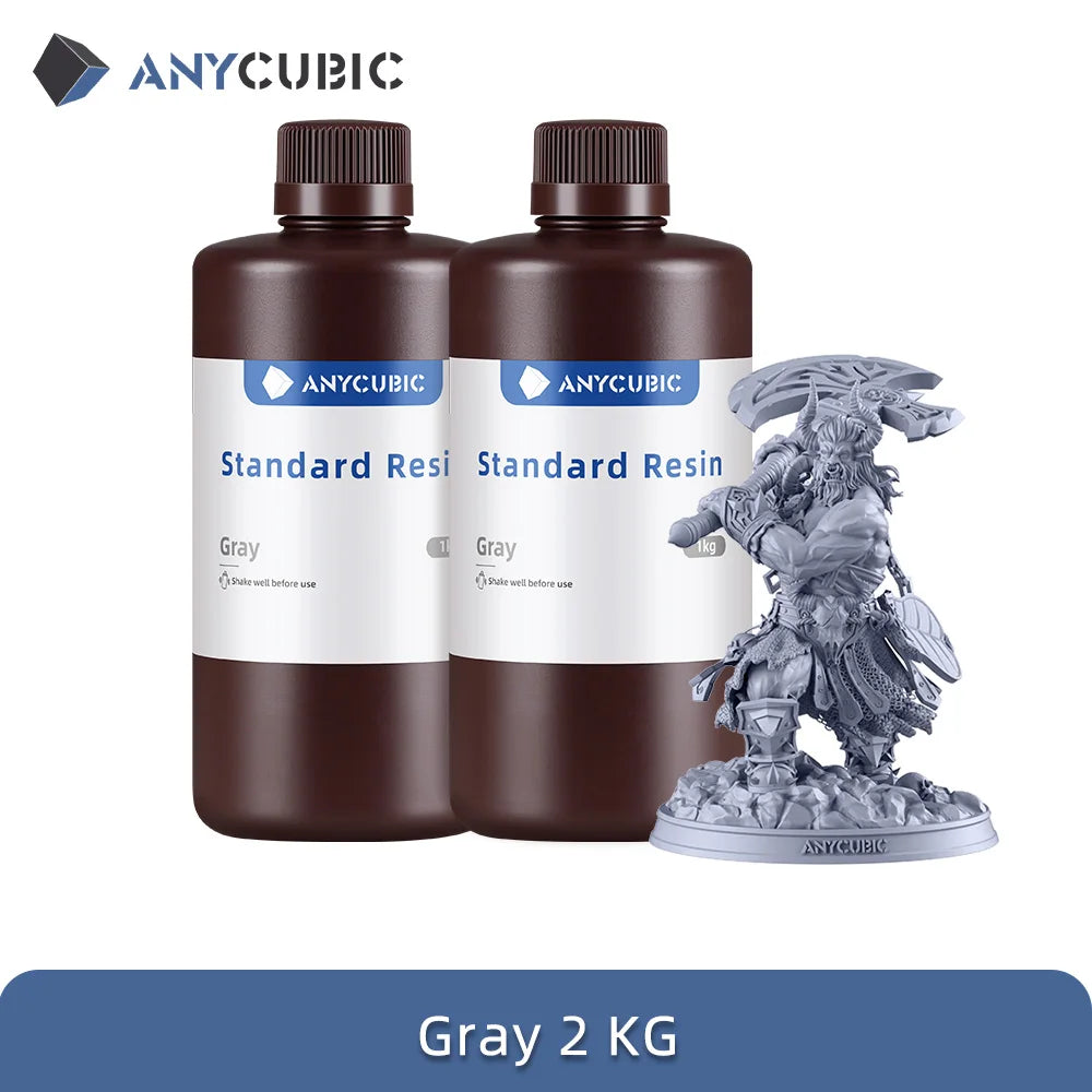 ANYCUBIC 405nm UV Resin 3D Printer High Precision Standard Resin 3D Printing DIY Figurines Materials For Photon Mono 5s Pro
