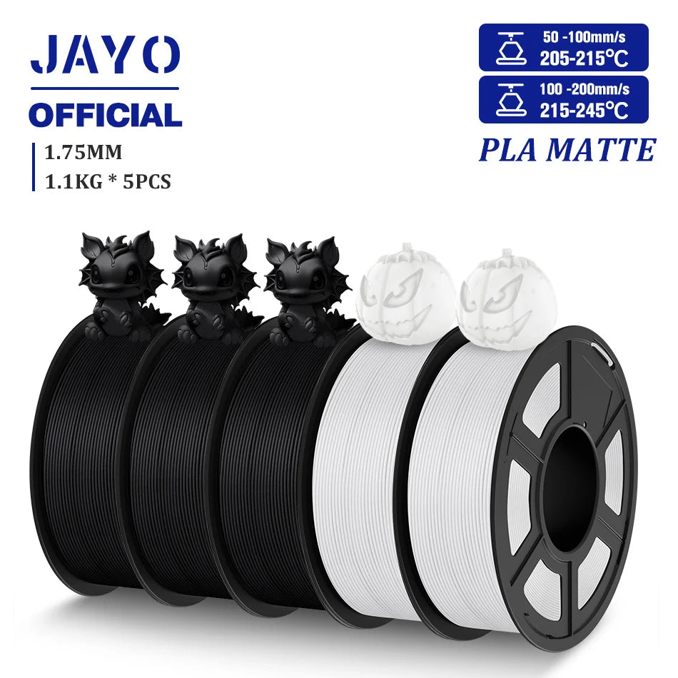 JAYO PLA/PLA META/PETG/SILK/PLA+/Wood/ ABS/Marble 3D Printer Filament 1.75mm 5KG 3D Printing Materials for 3D Printer&3D Pen