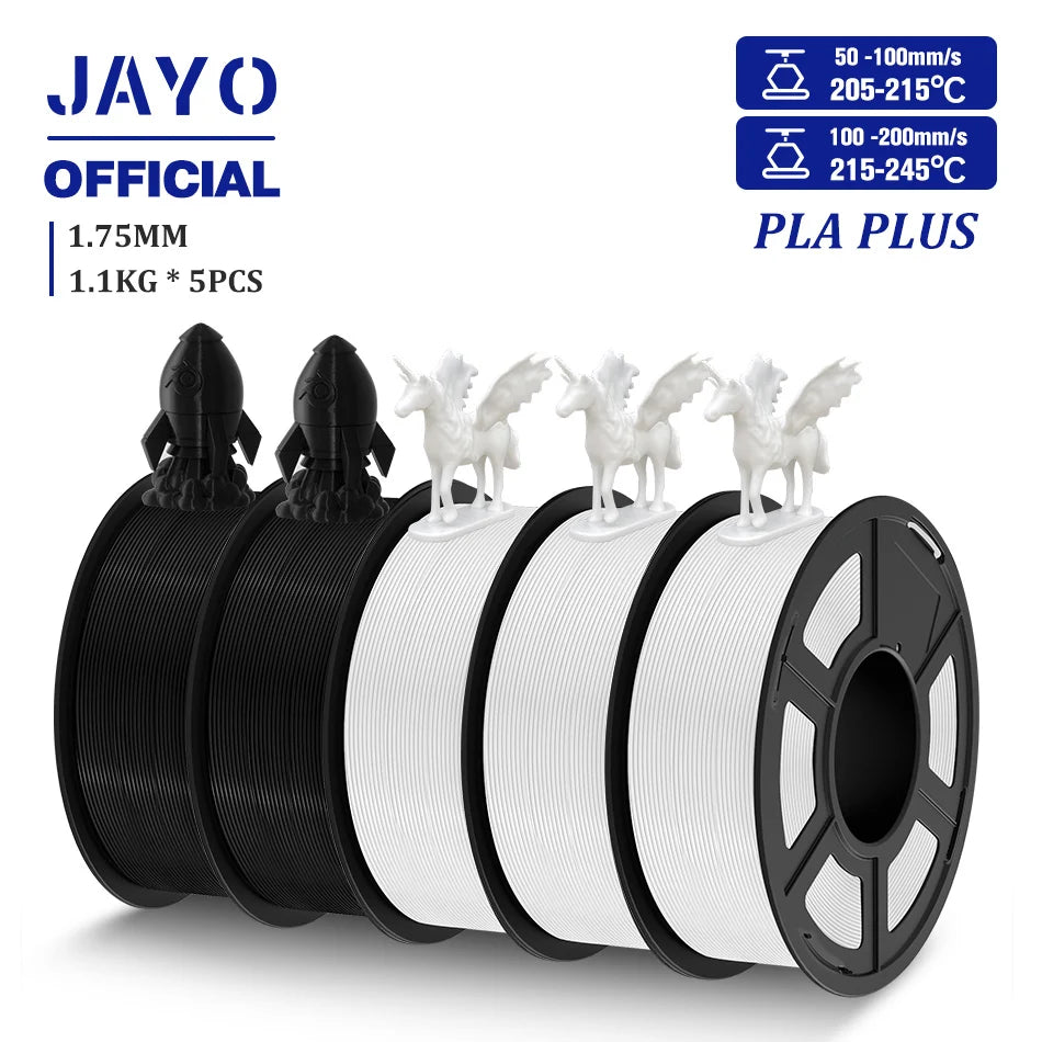 JAYO PLA/PLA META/PETG/SILK/PLA+/Wood/ ABS/Marble 3D Printer Filament 1.75mm 5KG 3D Printing Materials for 3D Printer&3D Pen