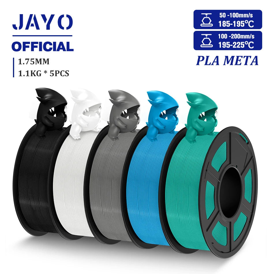 JAYO PLA/PLA META/PETG/SILK/PLA+/Wood/ ABS/Marble 3D Printer Filament 1.75mm 5KG 3D Printing Materials for 3D Printer&3D Pen