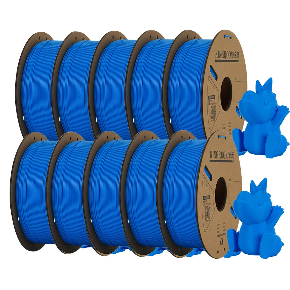 KINGROON PLA Filament 1.75mm 3D Printer Filament 5/10Rolls 3D Printing Plastic Material 100% No Bubble for FDM 3D Printer MIX
