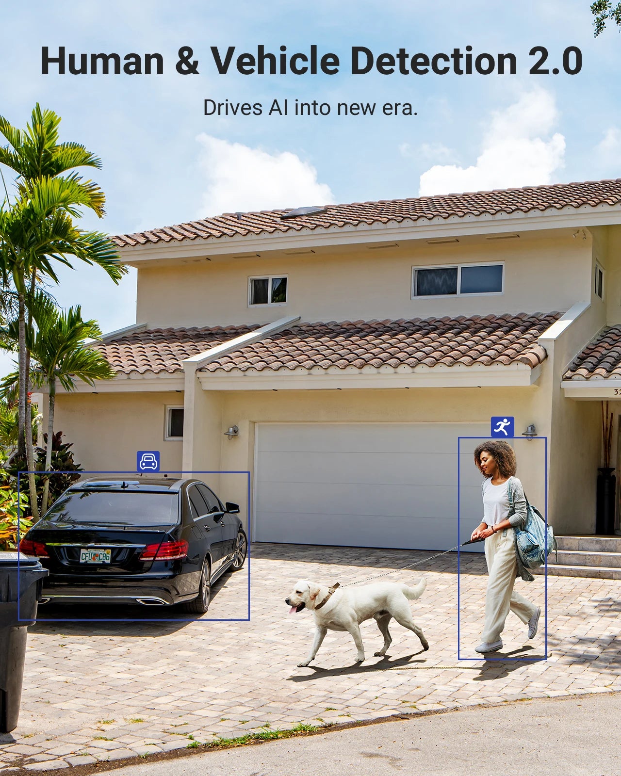 ANNKE 4PCS 5MP 3K IR Network IP Cameras with 2.8mm Lens Human Vehicle Detection Camera Built-in Mic Support PoE DC12V Cameras