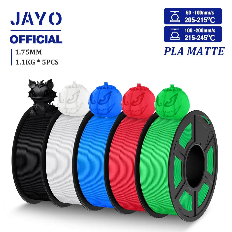 JAYO PLA/PLA META/PETG/SILK/PLA+/Wood/ ABS/Marble 3D Printer Filament 1.75mm 5KG 3D Printing Materials for 3D Printer&3D Pen