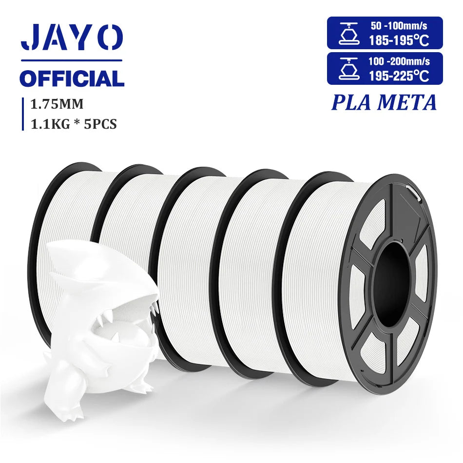 JAYO PLA/PLA META/PETG/SILK/PLA+/Wood/ ABS/Marble 3D Printer Filament 1.75mm 5KG 3D Printing Materials for 3D Printer&3D Pen