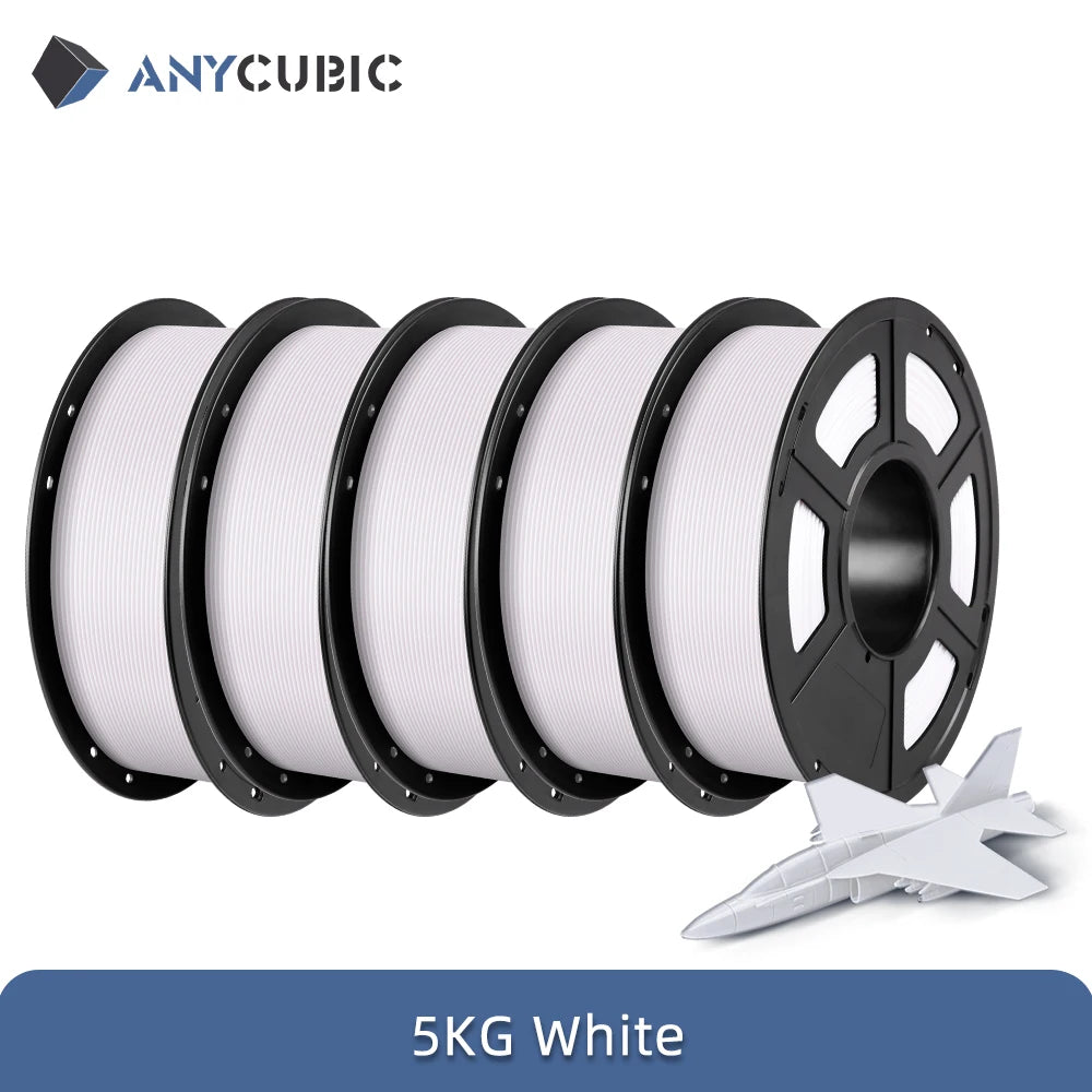 ANYCUBIC 5KG PLA Filament For FDM 3D Printer 1.75mm Eco-friendly 3D Printing Material Failment For Kobra S1C K3C EU US Warehouse