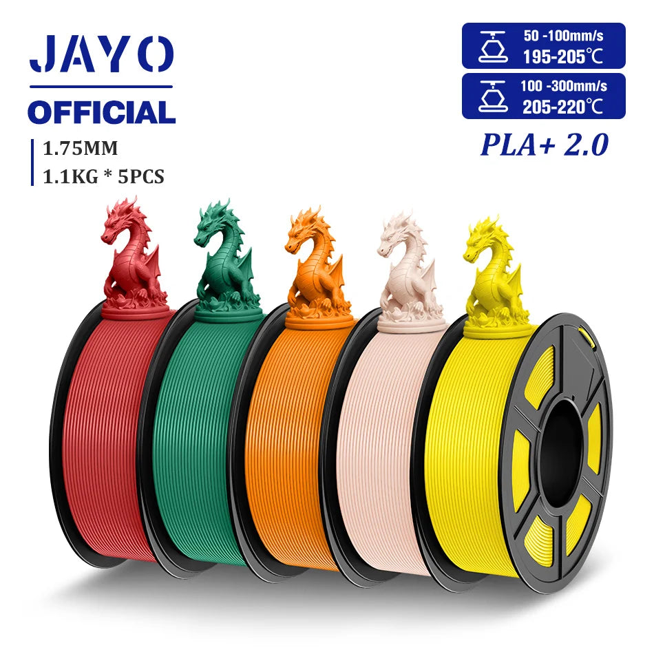 JAYO PLA/PLA META/PETG/SILK/PLA+/Wood/ ABS/Marble 3D Printer Filament 1.75mm 5KG 3D Printing Materials for 3D Printer&3D Pen