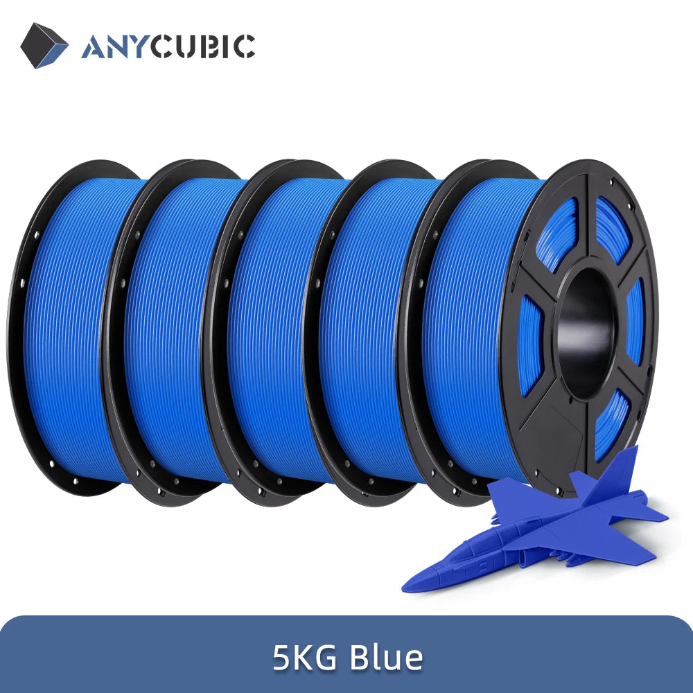 ANYCUBIC 5KG PLA Filament For FDM 3D Printer 1.75mm Eco-friendly 3D Printing Material Failment For Kobra S1C K3C EU US Warehouse