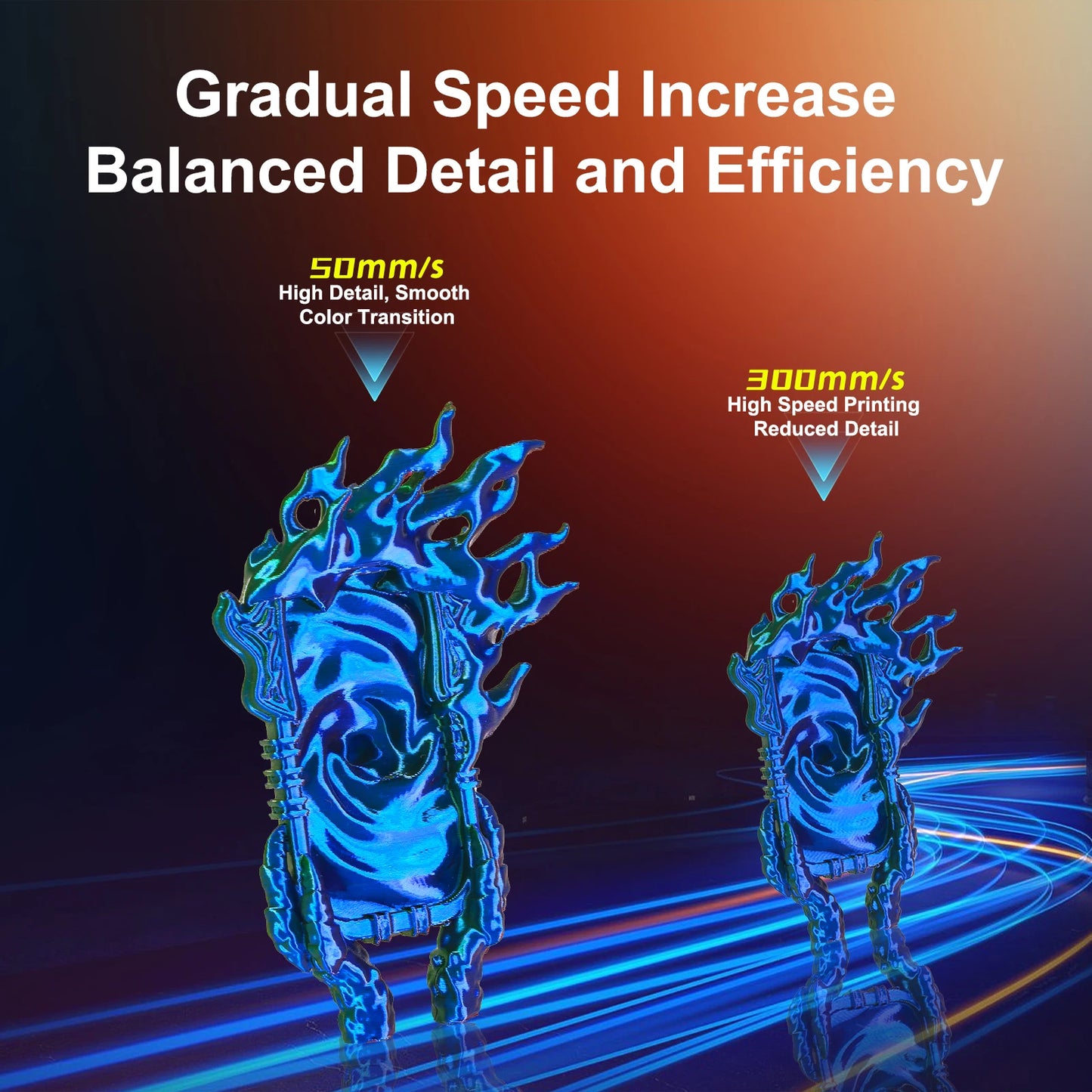 ERYONE 1/3/5KG Triple Color Silk PLA Premium Filament 3D Print Big Sale,Multicolor Available,1kg silk pla triple color filament