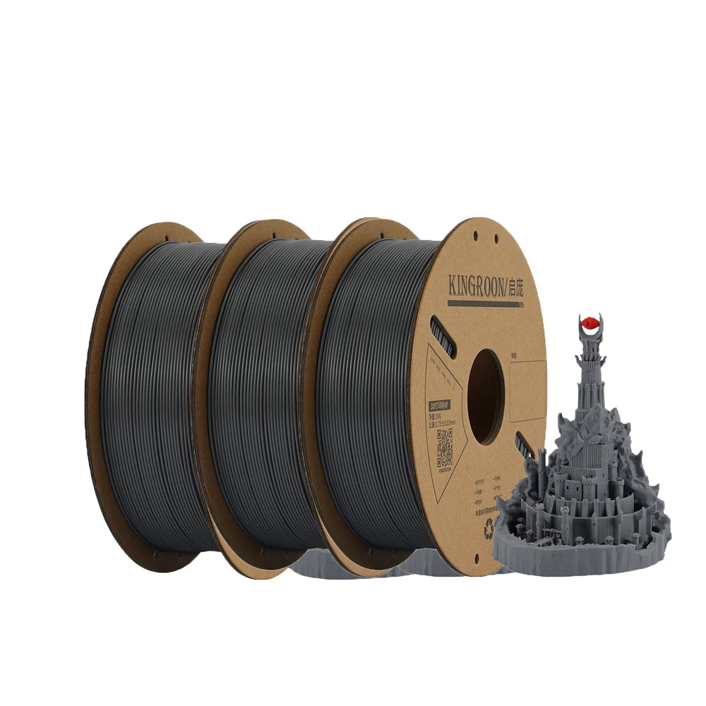 KINGROON PLA Filament 1.75mm 3D Printer Filament 5/10Rolls 3D Printing Plastic Material 100% No Bubble for FDM 3D Printer MIX