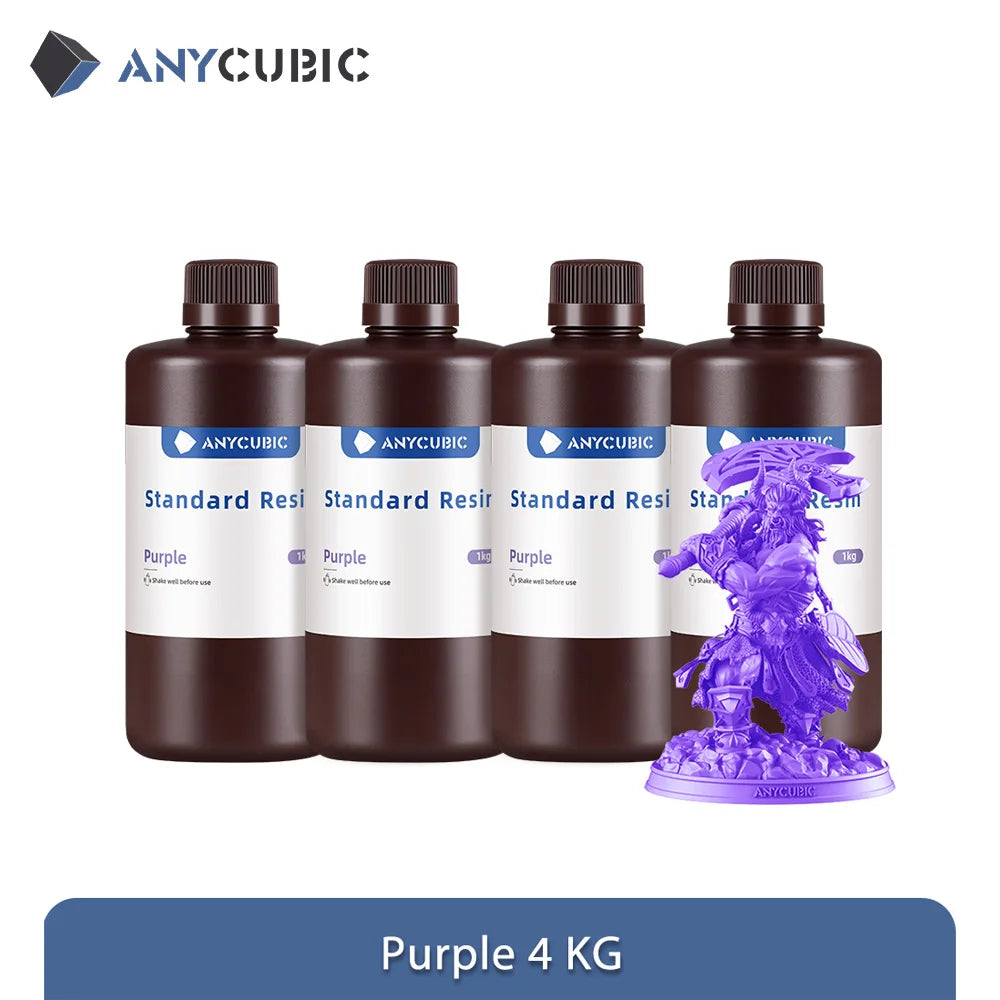 ANYCUBIC 405nm UV Resin 3D Printer High Precision Standard Resin 3D Printing DIY Figurines Materials For Photon Mono 5s Pro