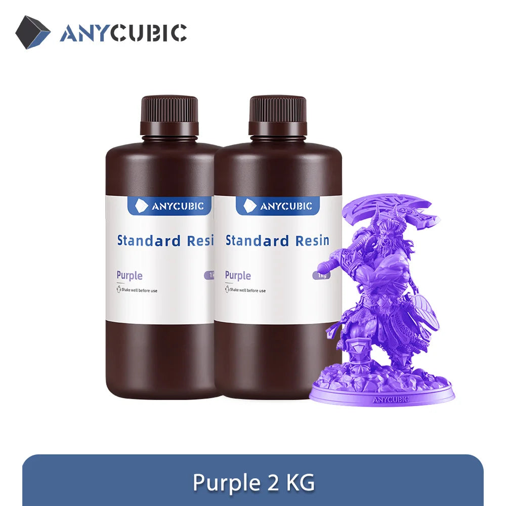 ANYCUBIC 405nm UV Resin 3D Printer High Precision Standard Resin 3D Printing DIY Figurines Materials For Photon Mono 5s Pro