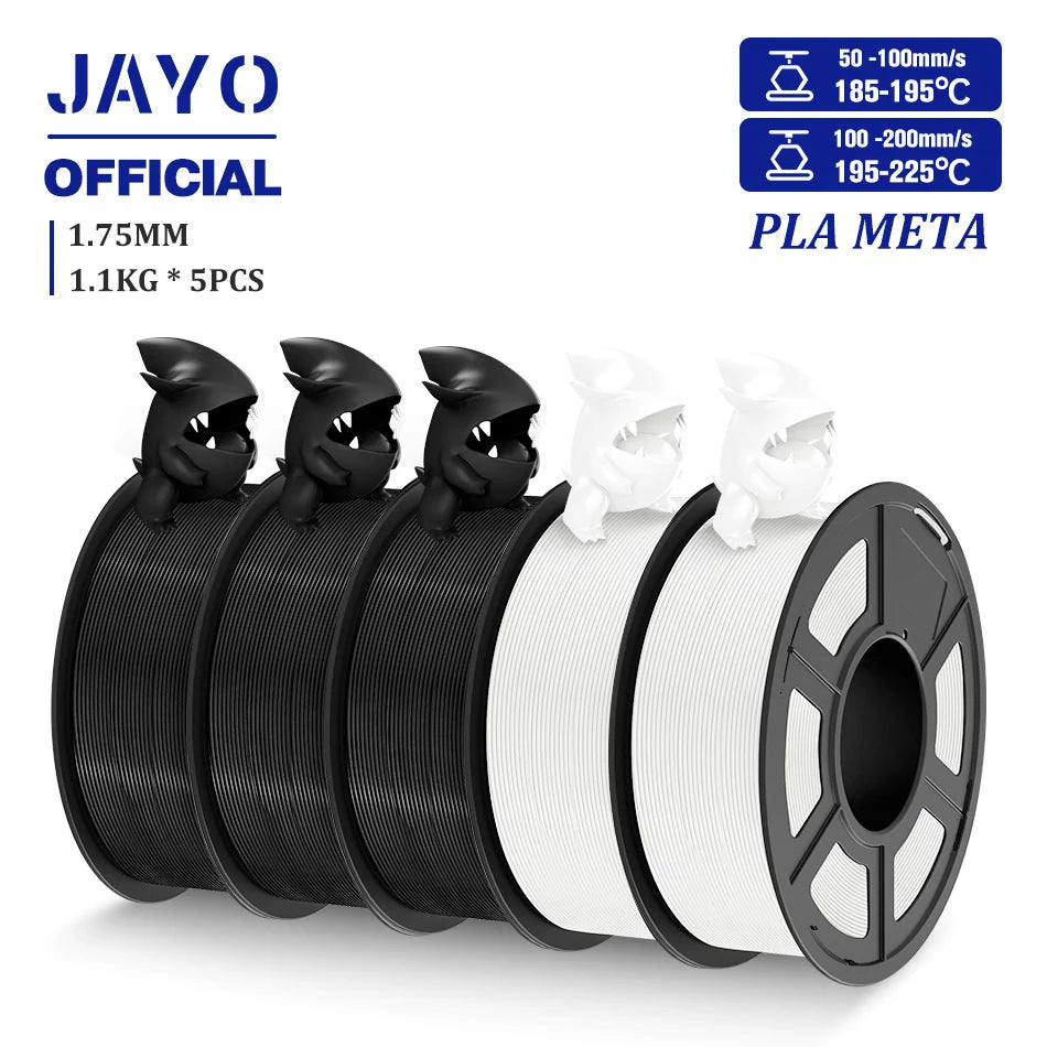 JAYO PLA/PLA META/PETG/SILK/PLA+/Wood/ ABS/Marble 3D Printer Filament 1.75mm 5KG 3D Printing Materials for 3D Printer&3D Pen