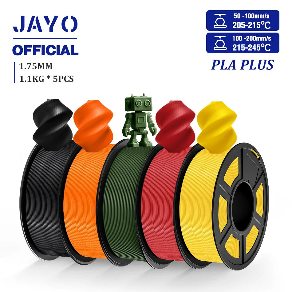 JAYO PLA/PLA META/PETG/SILK/PLA+/Wood/ ABS/Marble 3D Printer Filament 1.75mm 5KG 3D Printing Materials for 3D Printer&3D Pen