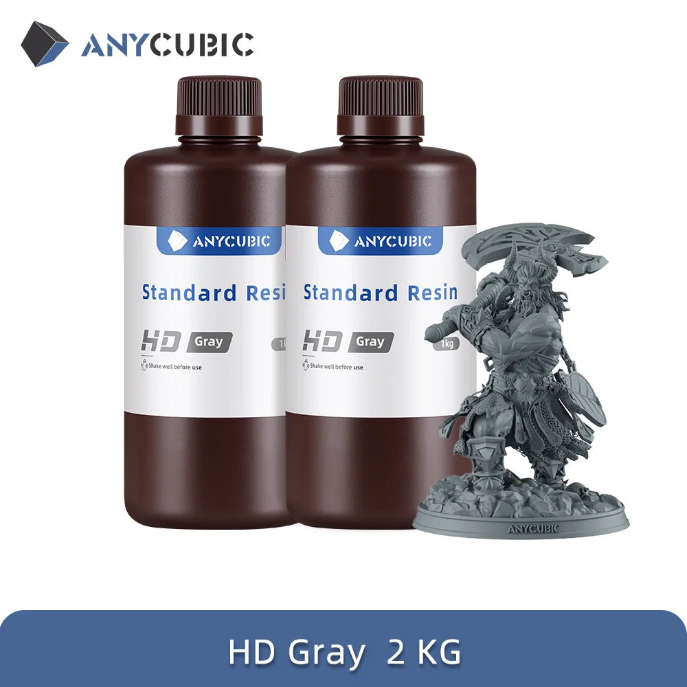 ANYCUBIC 405nm UV Resin 3D Printer High Precision Standard Resin 3D Printing DIY Figurines Materials For Photon Mono 5s Pro