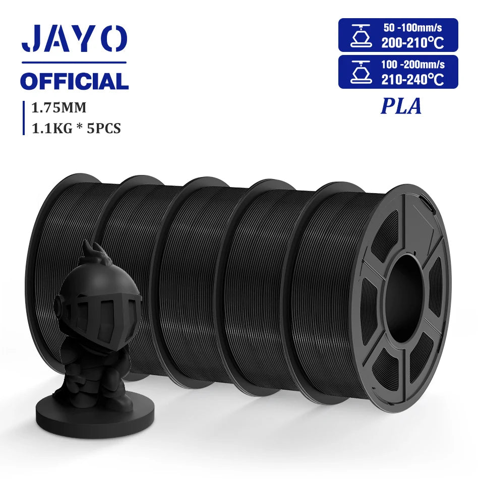 JAYO PLA/PLA META/PETG/SILK/PLA+/Wood/ ABS/Marble 3D Printer Filament 1.75mm 5KG 3D Printing Materials for 3D Printer&3D Pen