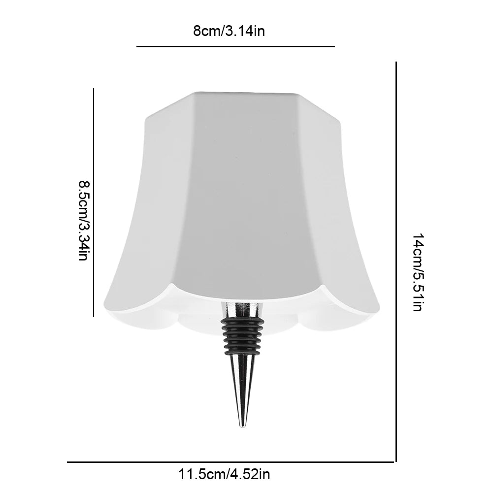 1Pcs Wireless Bottle Table Lamp Touch Control of 3 Colors and Stepless Dimming Night Lamp for Bar Wine Bottles Desk Lights