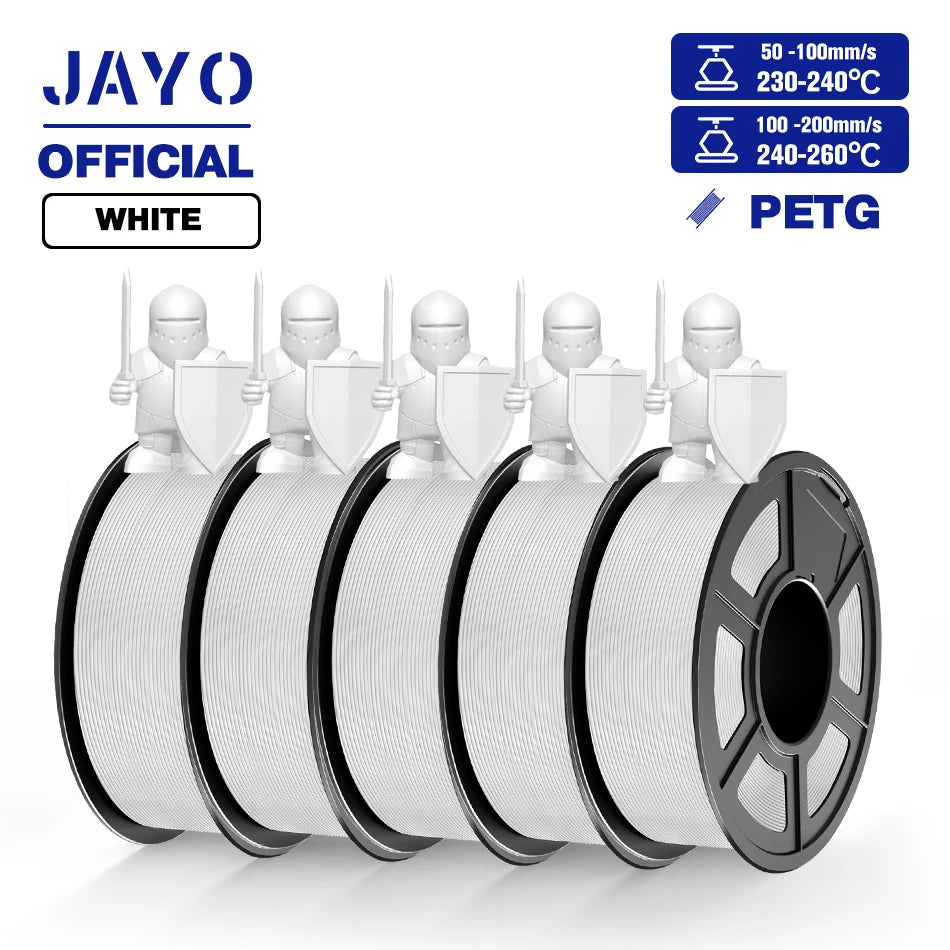 JAYO PLA/PLA META/PETG/SILK/PLA+/Wood/ ABS/Marble 3D Printer Filament 1.75mm 5KG 3D Printing Materials for 3D Printer&3D Pen