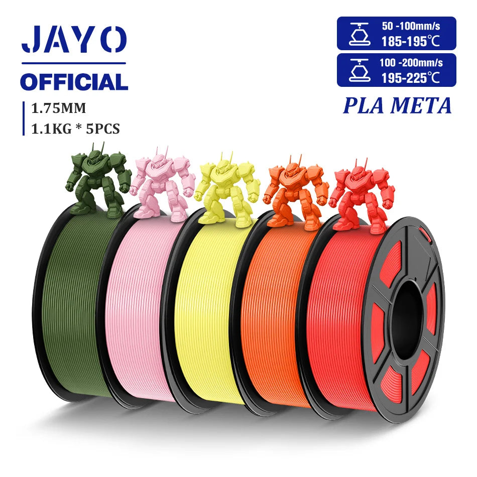 JAYO PLA/PLA META/PETG/SILK/PLA+/Wood/ ABS/Marble 3D Printer Filament 1.75mm 5KG 3D Printing Materials for 3D Printer&3D Pen
