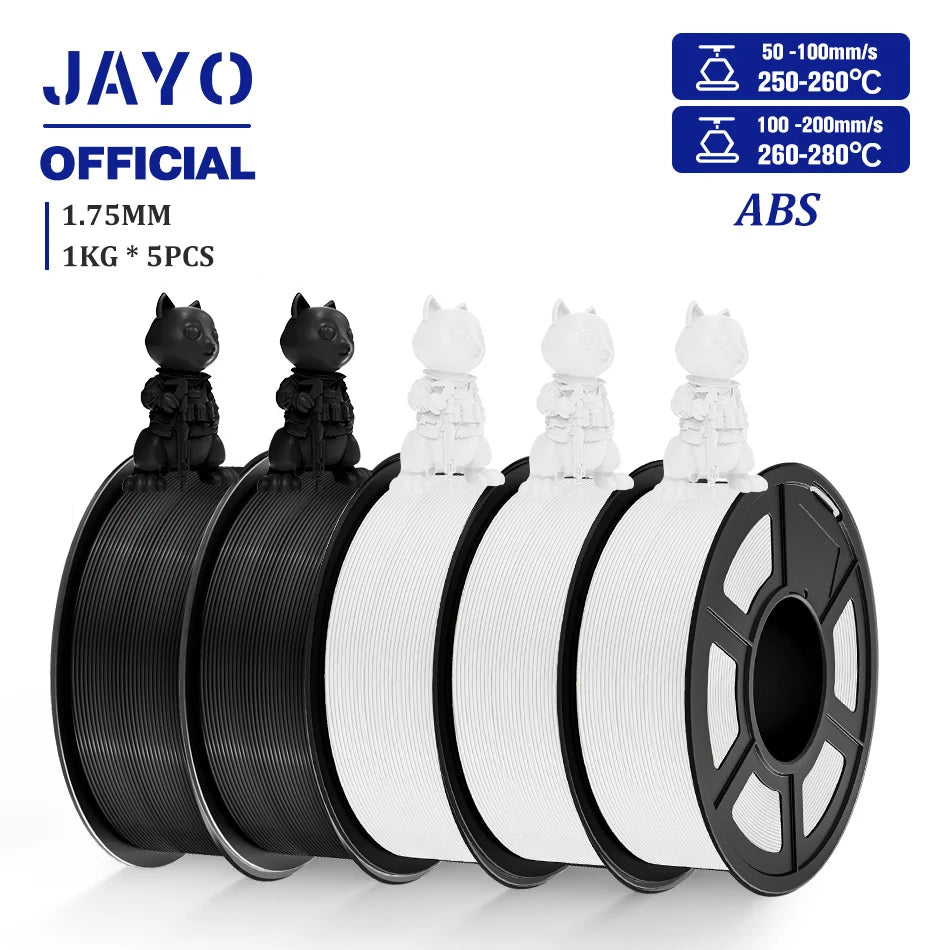 JAYO PLA/PLA META/PETG/SILK/PLA+/Wood/ ABS/Marble 3D Printer Filament 1.75mm 5KG 3D Printing Materials for 3D Printer&3D Pen