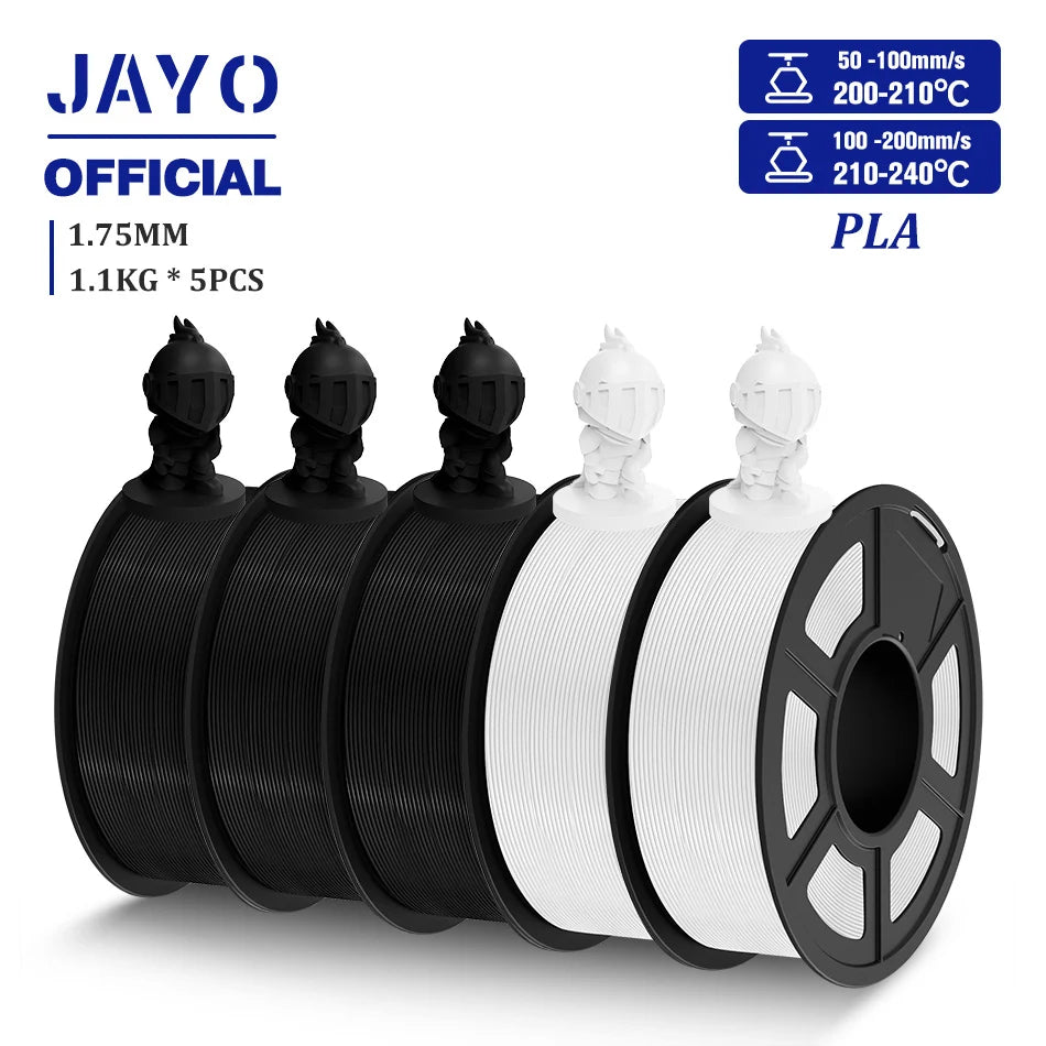 JAYO PLA/PLA META/PETG/SILK/PLA+/Wood/ ABS/Marble 3D Printer Filament 1.75mm 5KG 3D Printing Materials for 3D Printer&3D Pen