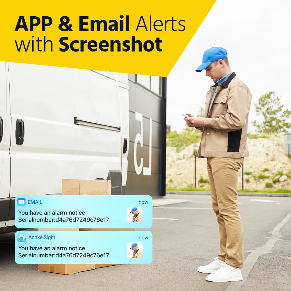 ANNKE 8MP WiFi Security Surveillance Camera System Kit Motion Tracking Color Night Vision 16CH 4K NVR Wireless CCTV Cameras Set