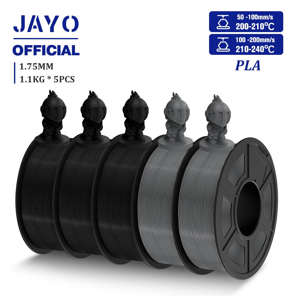 JAYO PLA/PLA META/PETG/SILK/PLA+/Wood/ ABS/Marble 3D Printer Filament 1.75mm 5KG 3D Printing Materials for 3D Printer&3D Pen