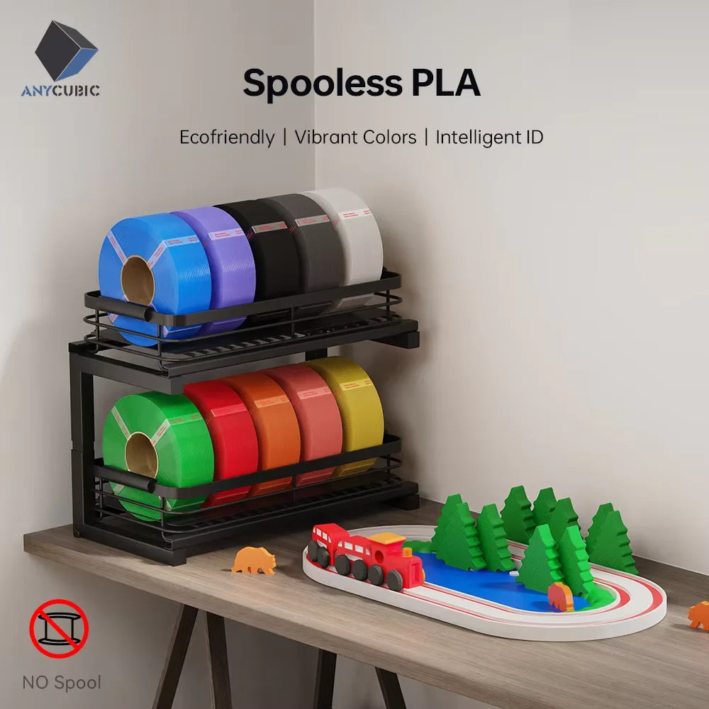 ANYCUBIC Refill PLA Filament 3D Printer 1.75mm 1kg/Roll Plastic Rubber Consumables Material For FDM 3D Printer for Kobra 3 S1C