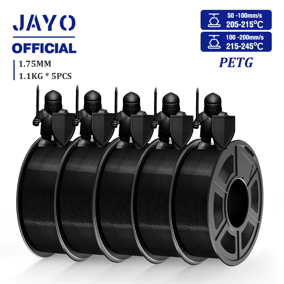 JAYO PLA/PLA META/PETG/SILK/PLA+/Wood/ ABS/Marble 3D Printer Filament 1.75mm 5KG 3D Printing Materials for 3D Printer&3D Pen