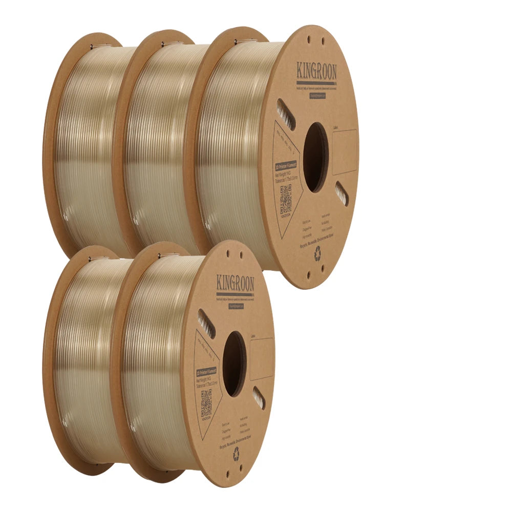 KINGROON PLA Filament 1.75mm 3D Printer Filament 5/10Rolls 3D Printing Plastic Material 100% No Bubble for FDM 3D Printer MIX