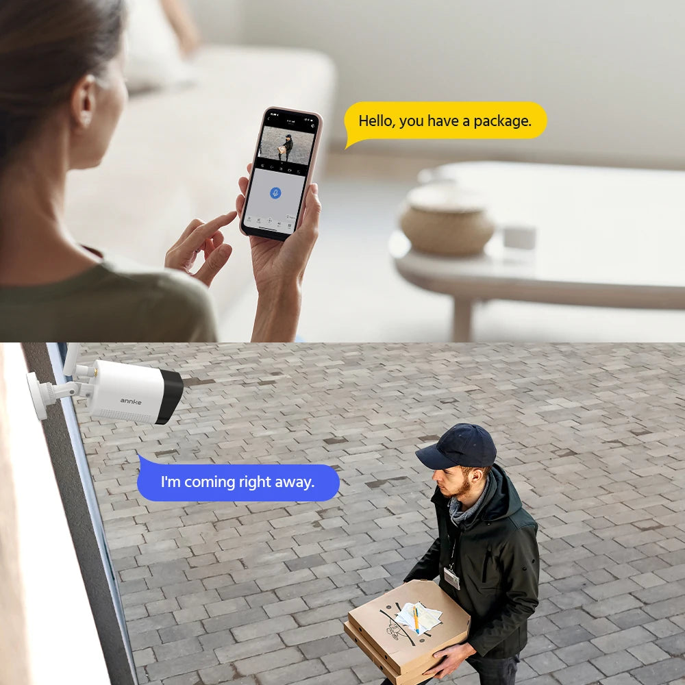 ANNKE 8MP WiFi Security Surveillance Camera System Kit Motion Tracking Color Night Vision 16CH 4K NVR Wireless CCTV Cameras Set